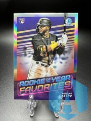 2022 Bowman Chrome Rookie of the Year Favorites Rodolfo Castro ROYF-12 Pirates